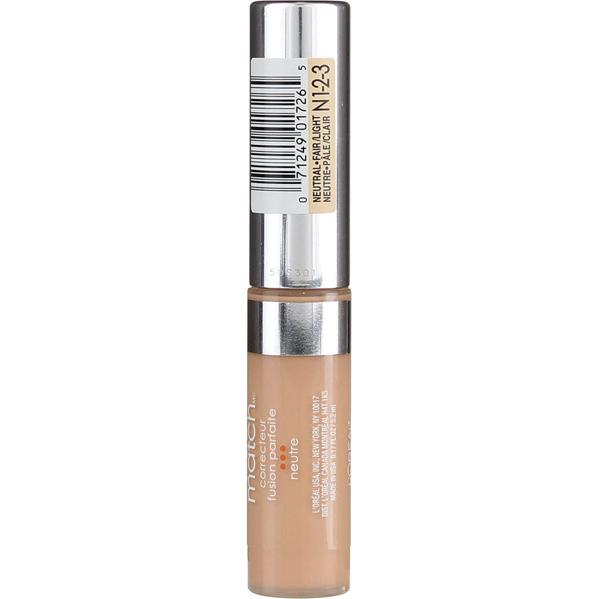 L'Oréal Paris True Match Super-Blendable Concealer, N1-2-3 Fair/Light Neutral, 0.17 fl oz