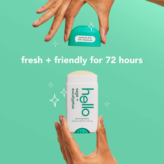 hello Sage + Eucalyptus Aluminum-Free Deodorant