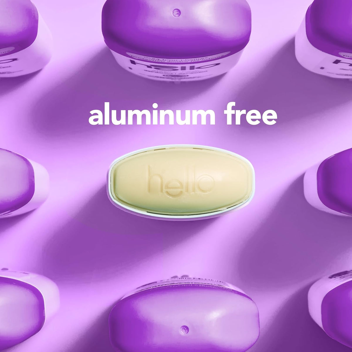 hello Lavender Vanilla Aluminum-Free Deodorant, 2.6 oz Baking Soda Free, Shea Butter