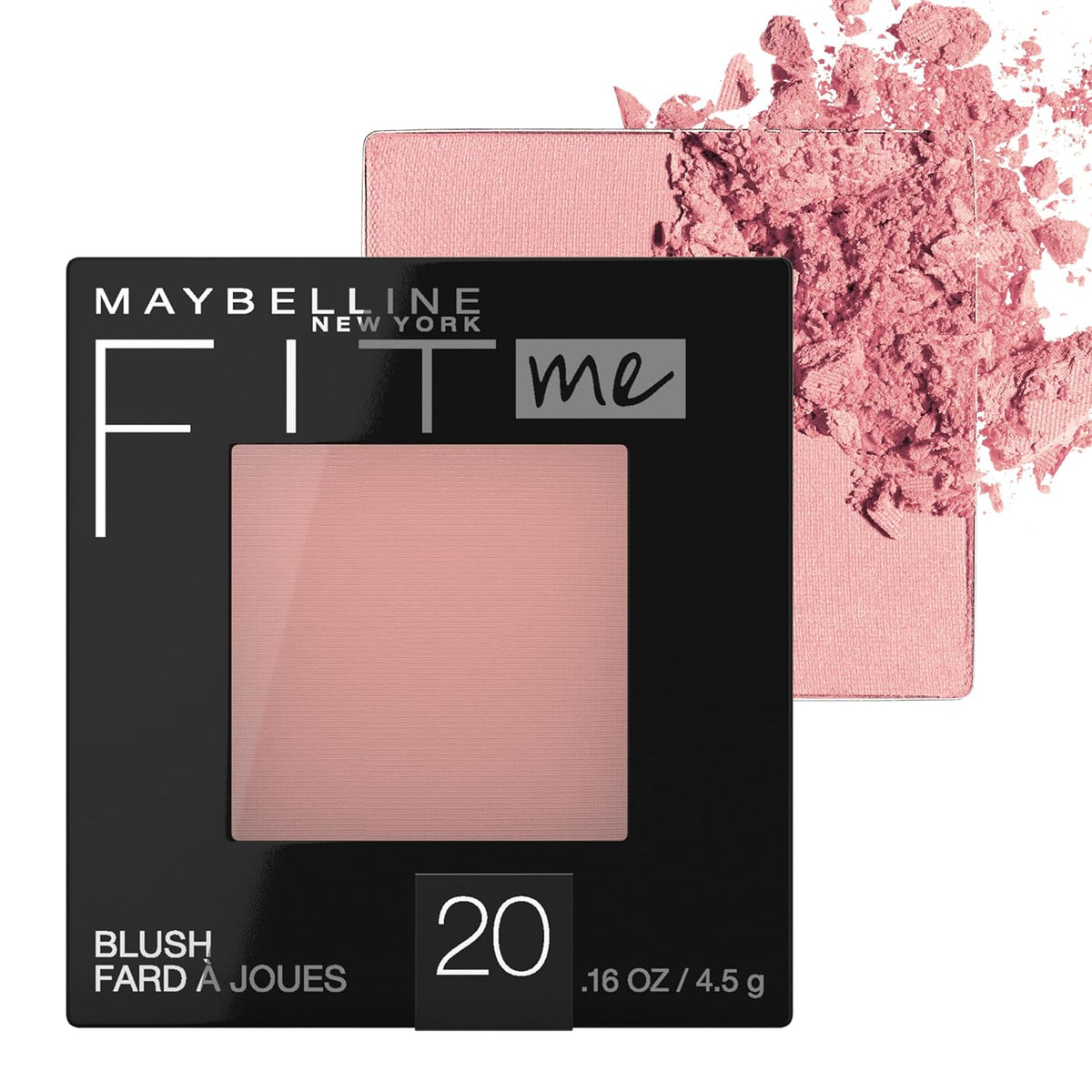 Maybelline Fit Me Blush, Mauve, 0.16 oz Lightweight Powder Blush