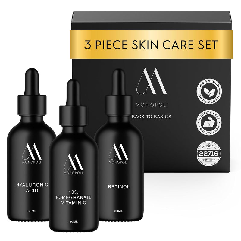 Monopoli Skin Back to Basics 3-piece anti-aging serum set, wholesale